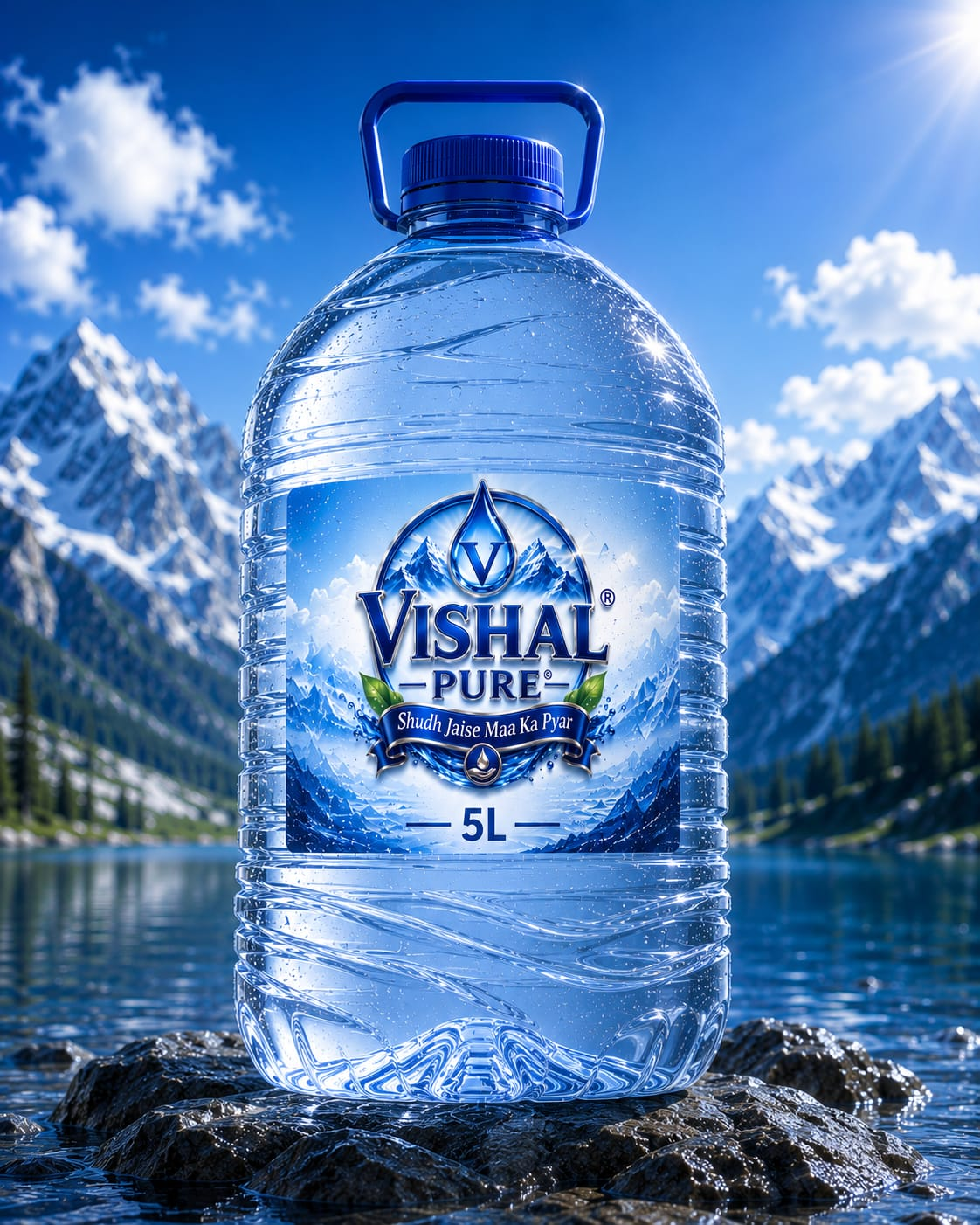 Vishal Pure 5 litre big family bottle